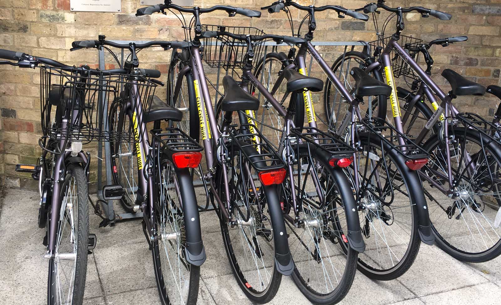 Bikes outside the Doubletree Hilton, Cambridge