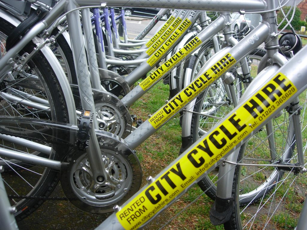 Come into our Cambridge bike rental store to view our extensive range of bikes