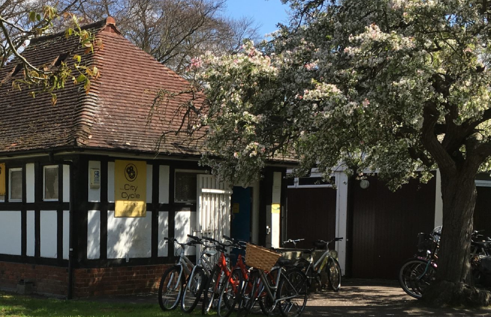 City Cycle Hire shop in Lammas Land Cambridge